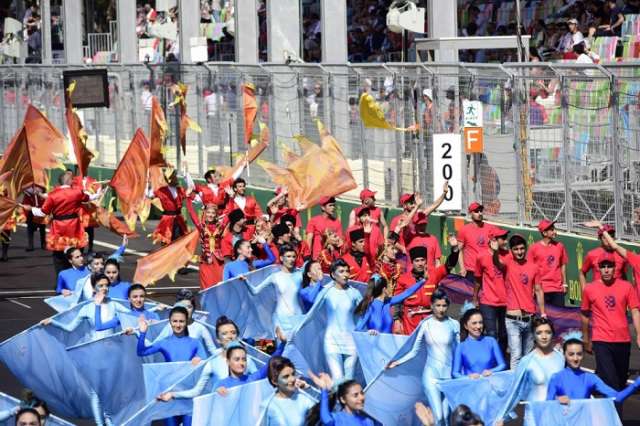 F1 Grand Prix of Europe opening ceremony held in Baku -PHOTOS